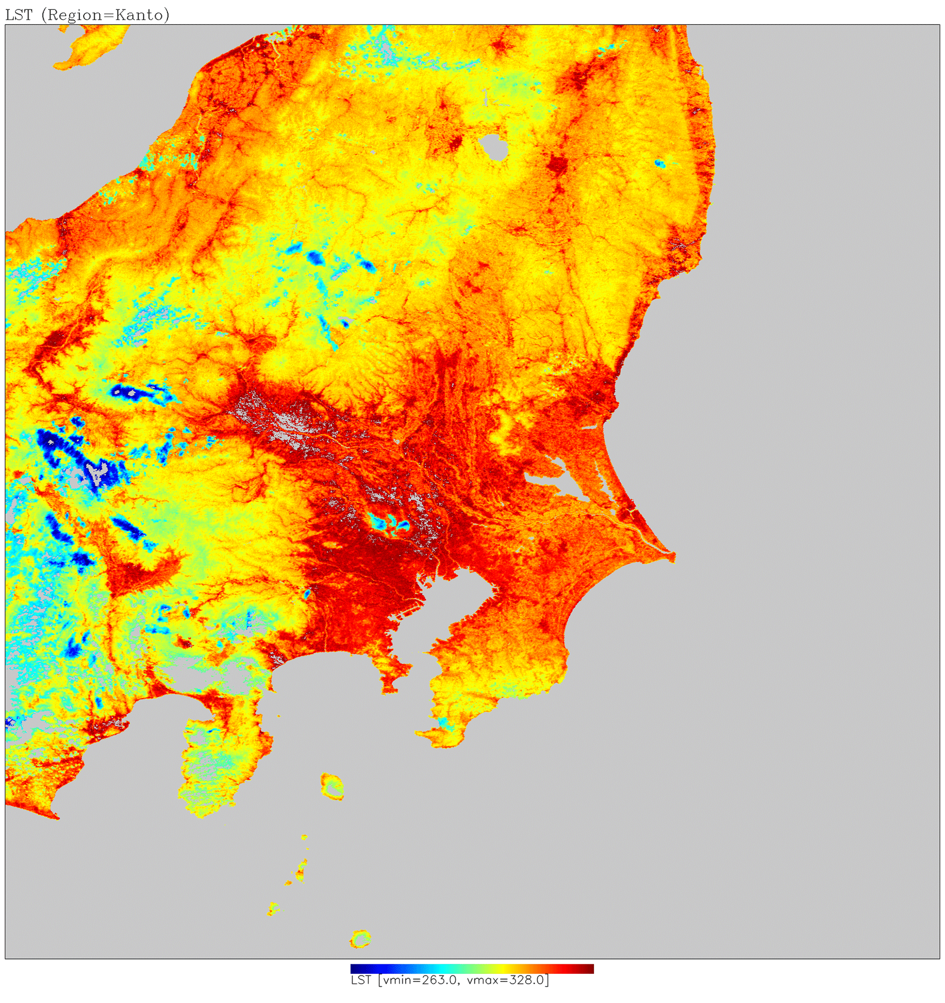 
関東の地表面画像（しきさい）											