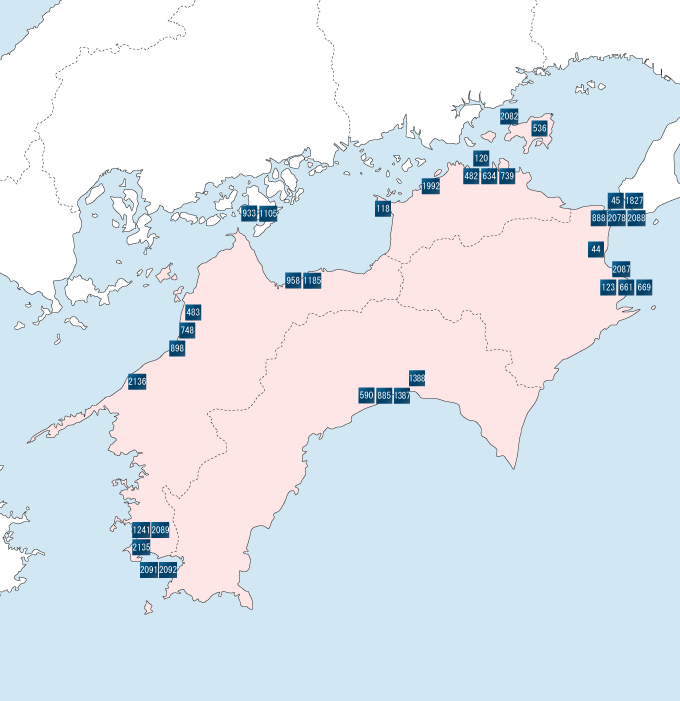 四国 だいちから見た日本の都市 地図から選ぶ Jaxa だいち Alos 写真ギャラリー
