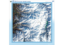 だいちから見た日本の都市 立山町：衛星画像（ポスター仕上げ）