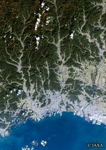 だいちから見た日本の都市 姫路市周辺：衛星画像
