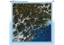 だいちから見た日本の都市 備前市：衛星画像（ポスター仕上げ）