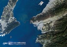 だいちから見た日本の都市 和歌山市周辺：衛星画像（ポスター仕上げ）