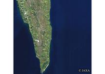 だいちから見た世界の都市 エーランド島南部の農業景観：衛星画像