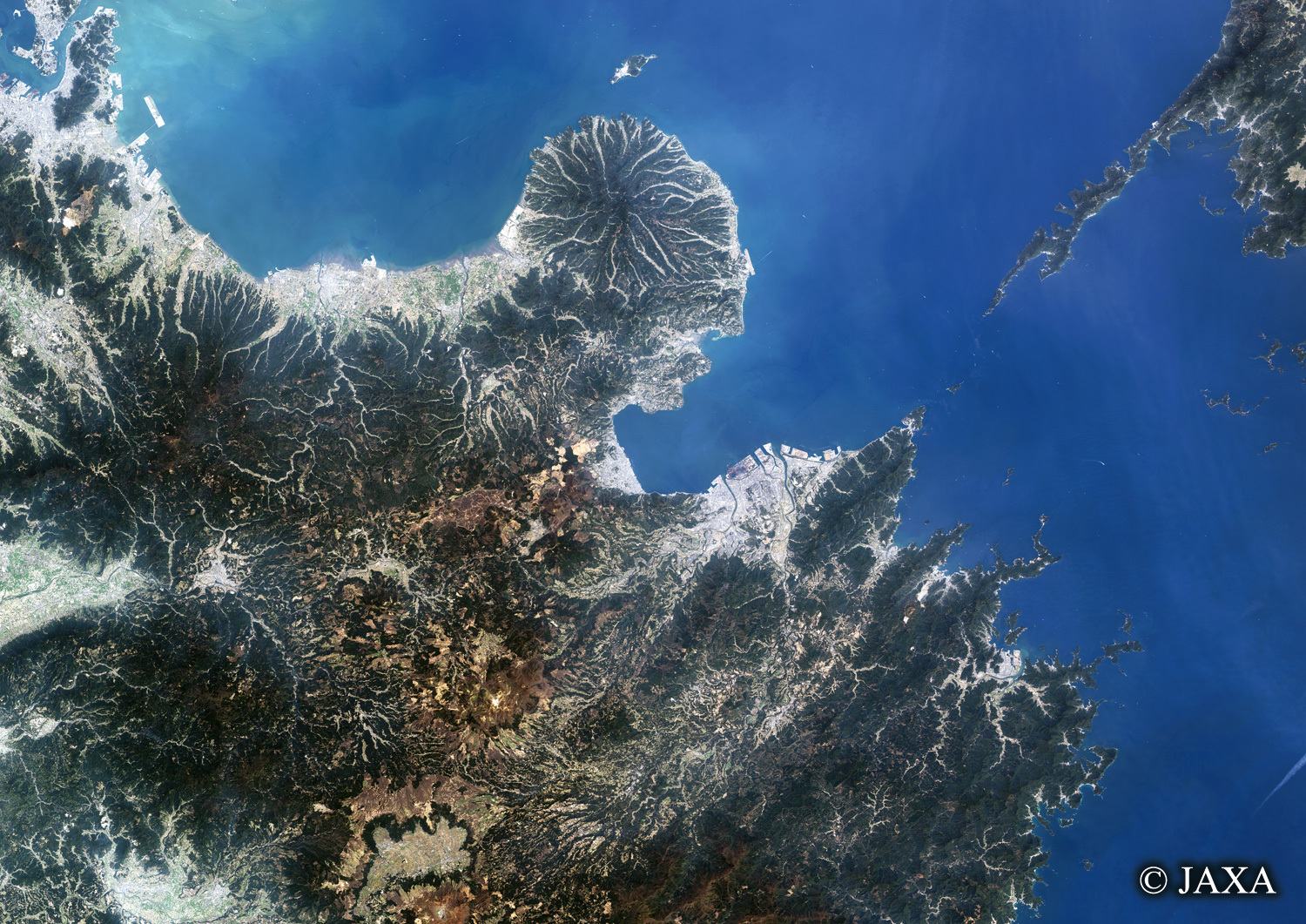 JAXA だいち（ALOS）写真ギャラリー | 大分県
