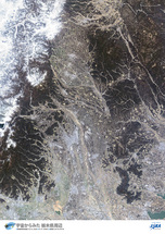 だいちから見た日本の都市 栃木県：衛星画像（ポスター仕上げ）